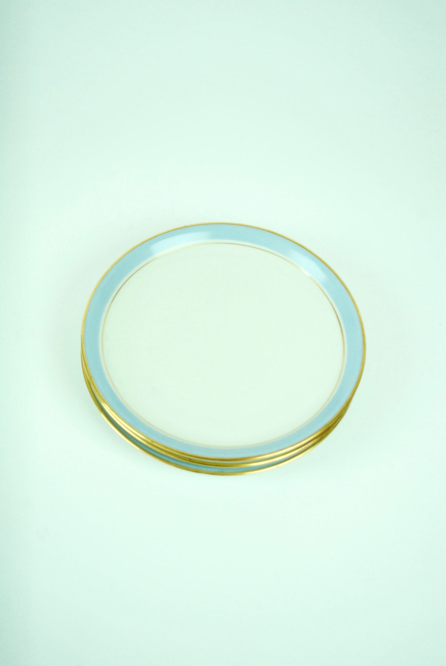 three lunch plates