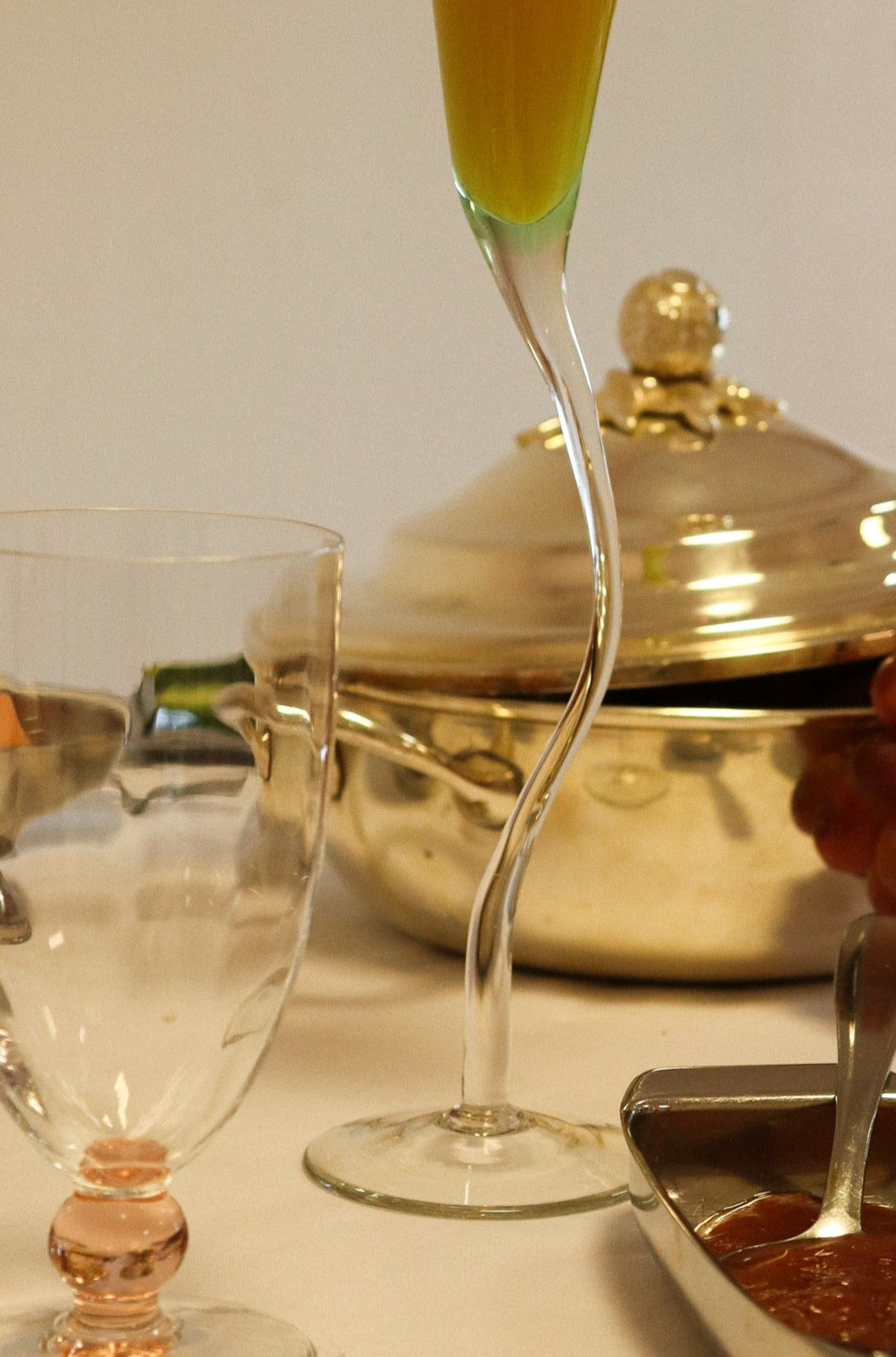 six wine/waterglasses