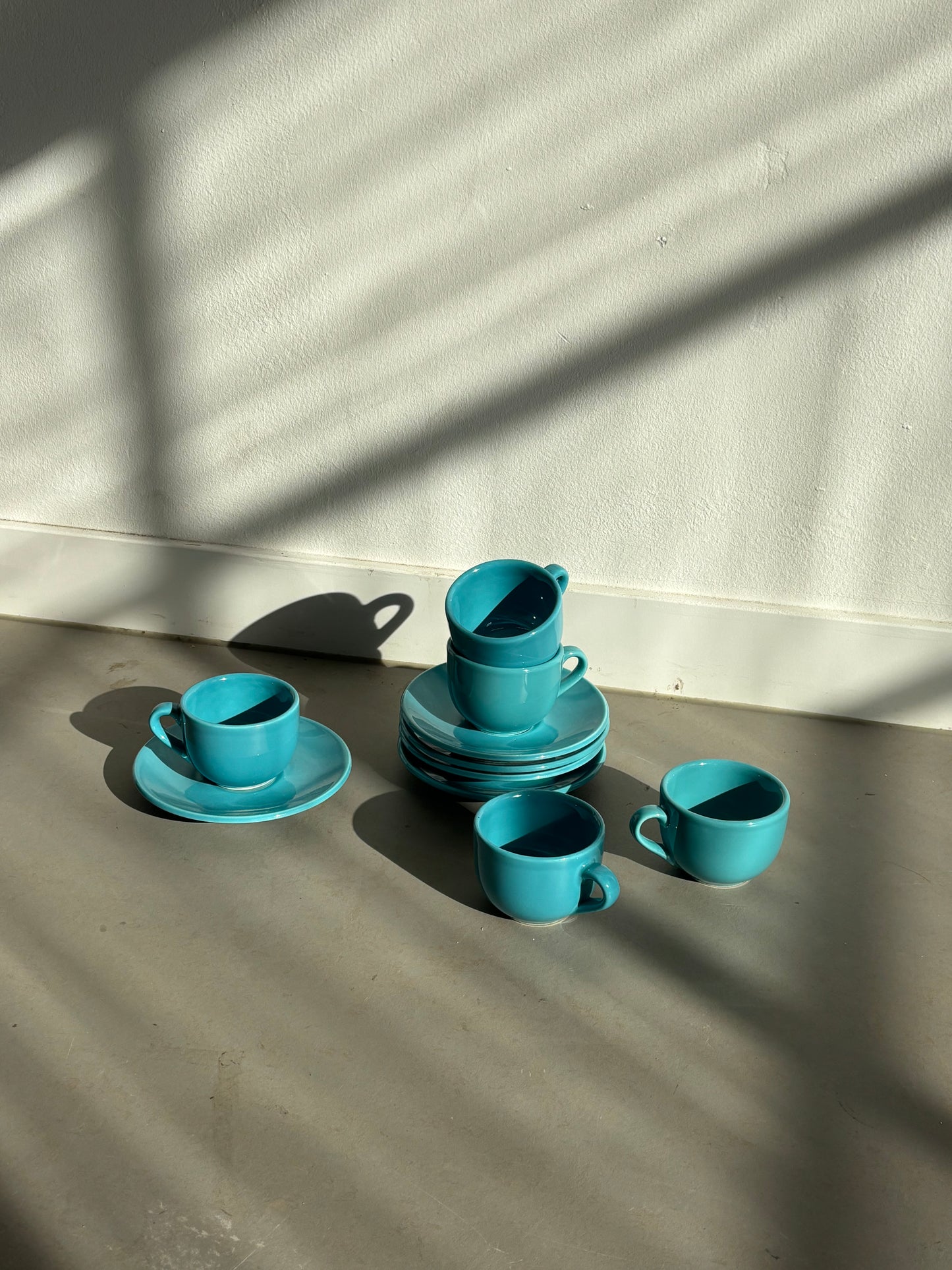 five coffee cups