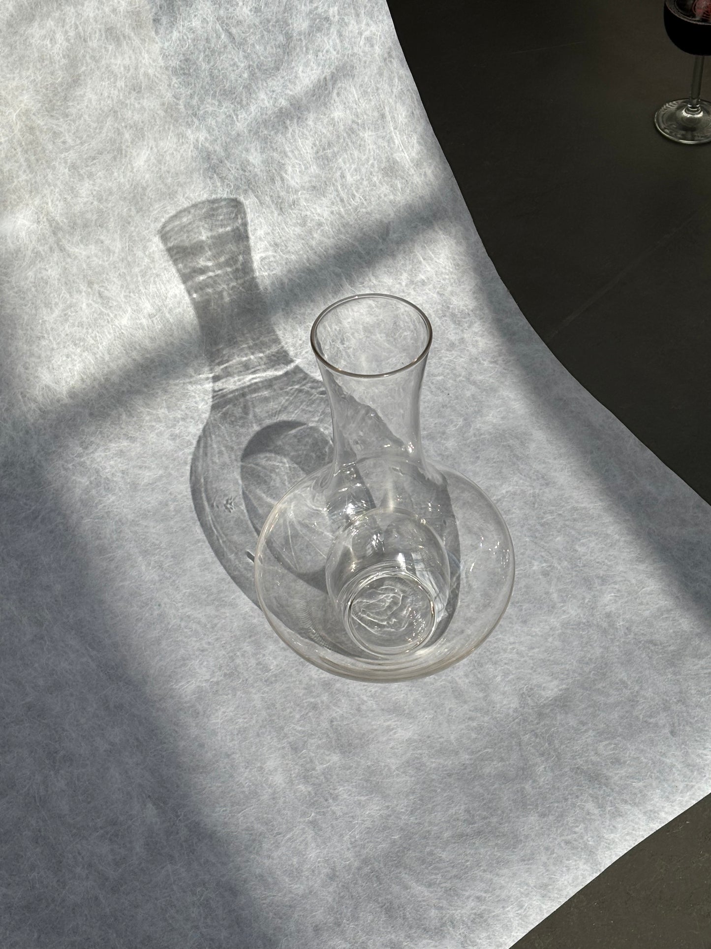 carafe with ice pocket
