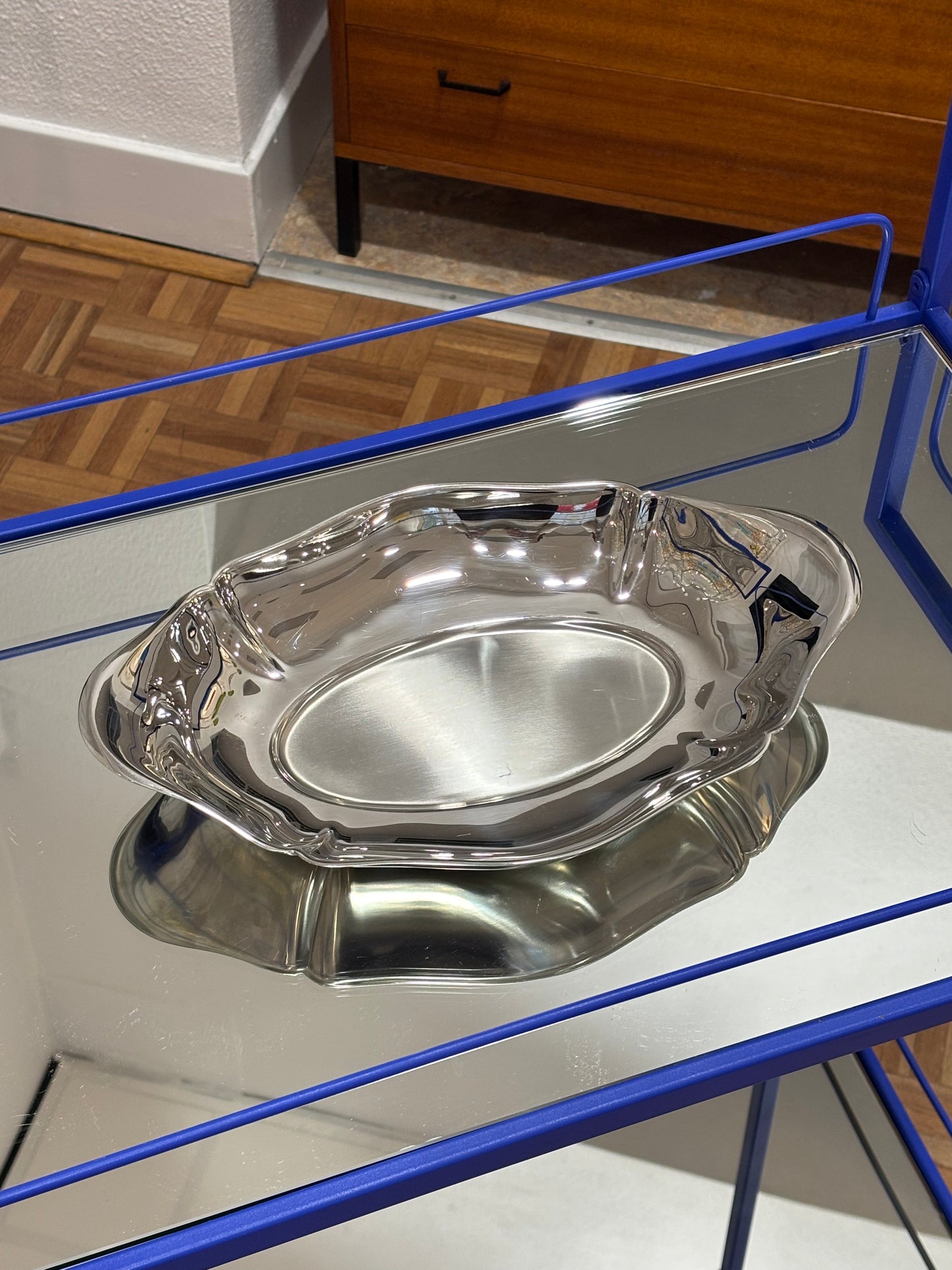 elegant stainless steel dish