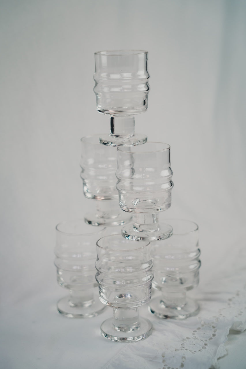 seven liquor glasses