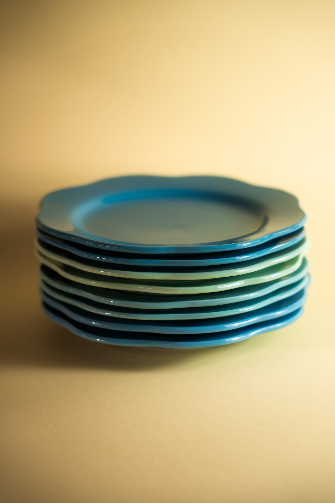 four wavy plates
