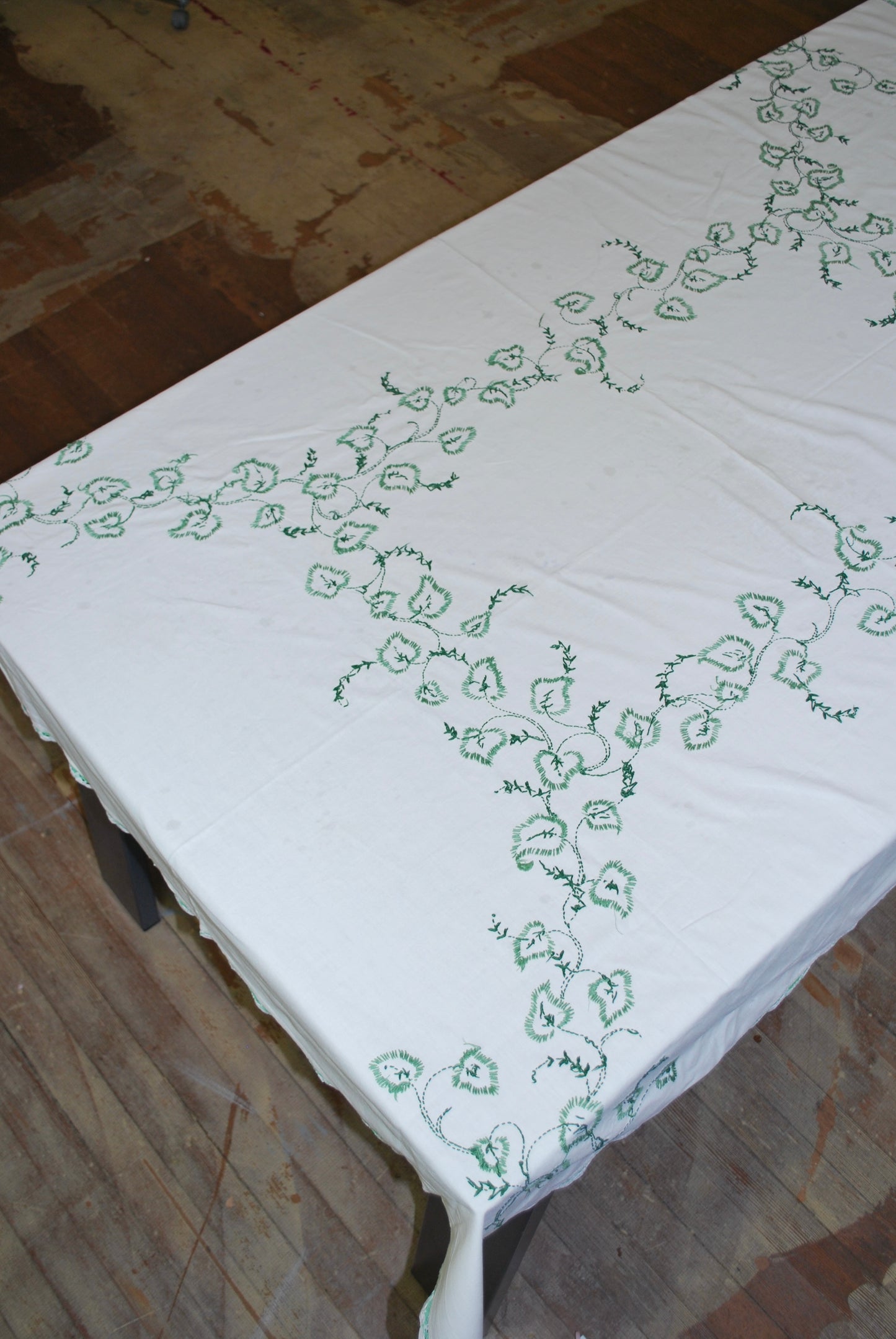 embroidered tablecloth