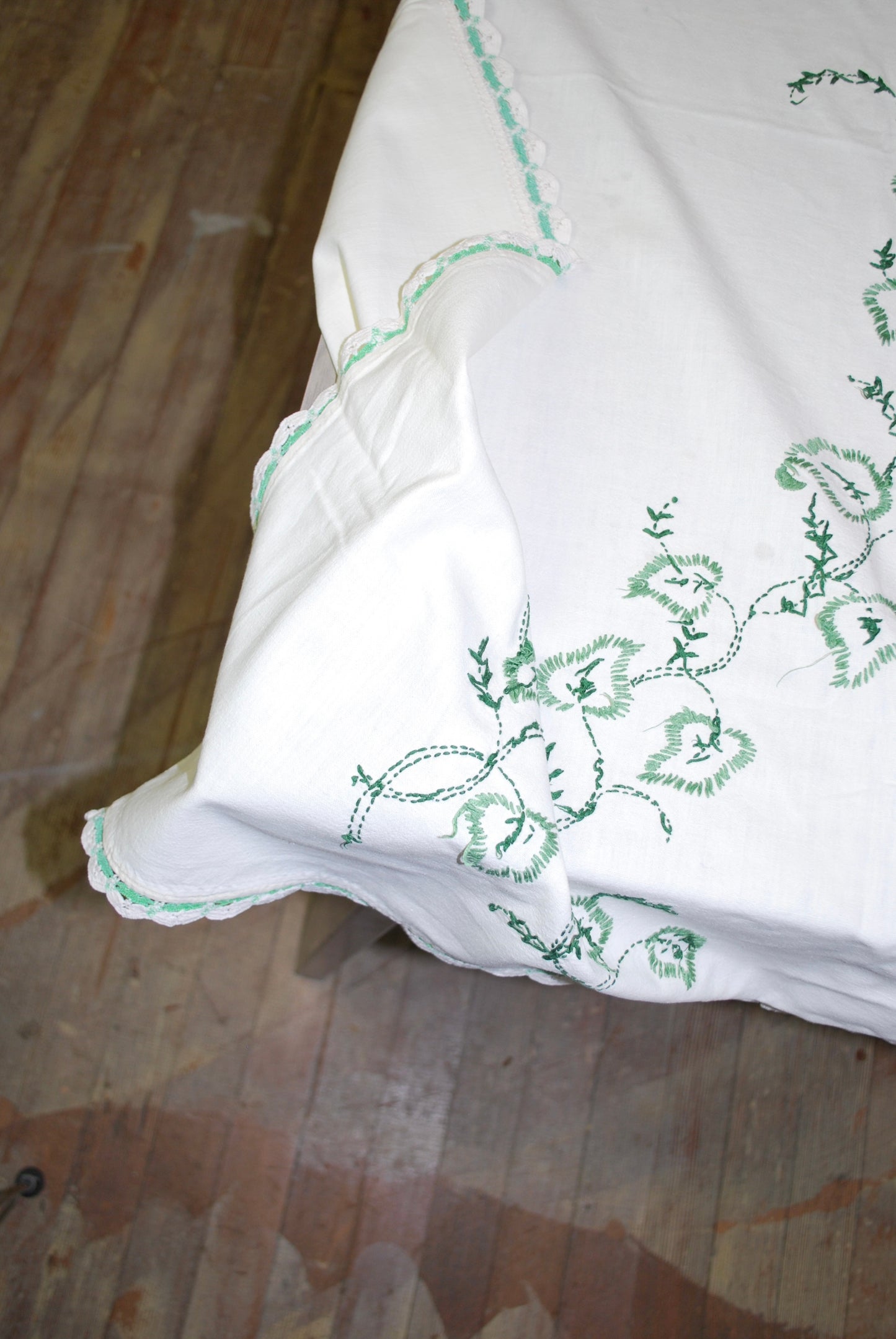 embroidered tablecloth