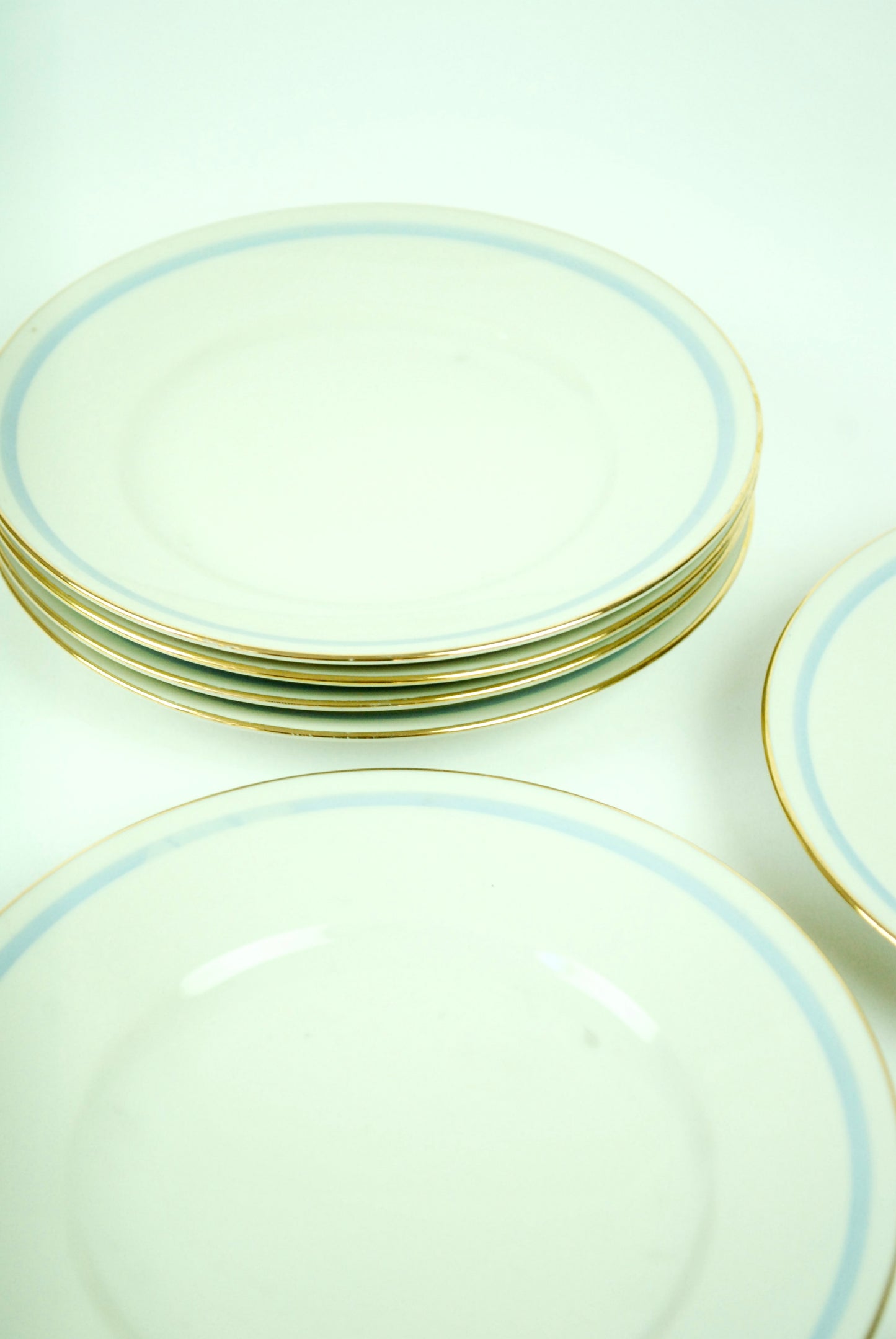 four pastry plates