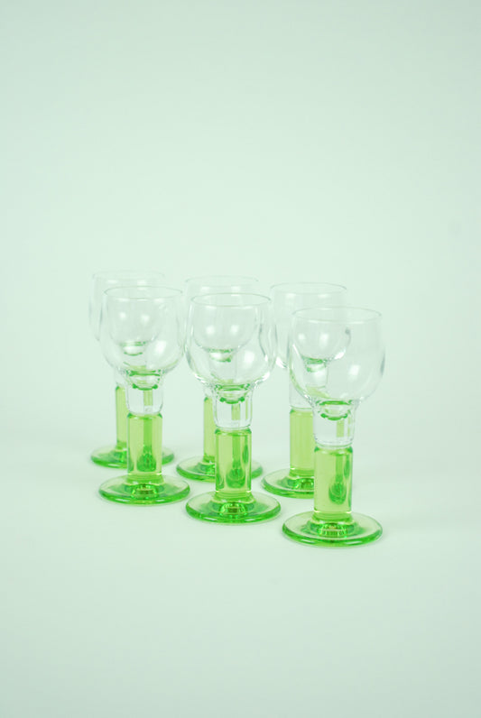 six shotglasses