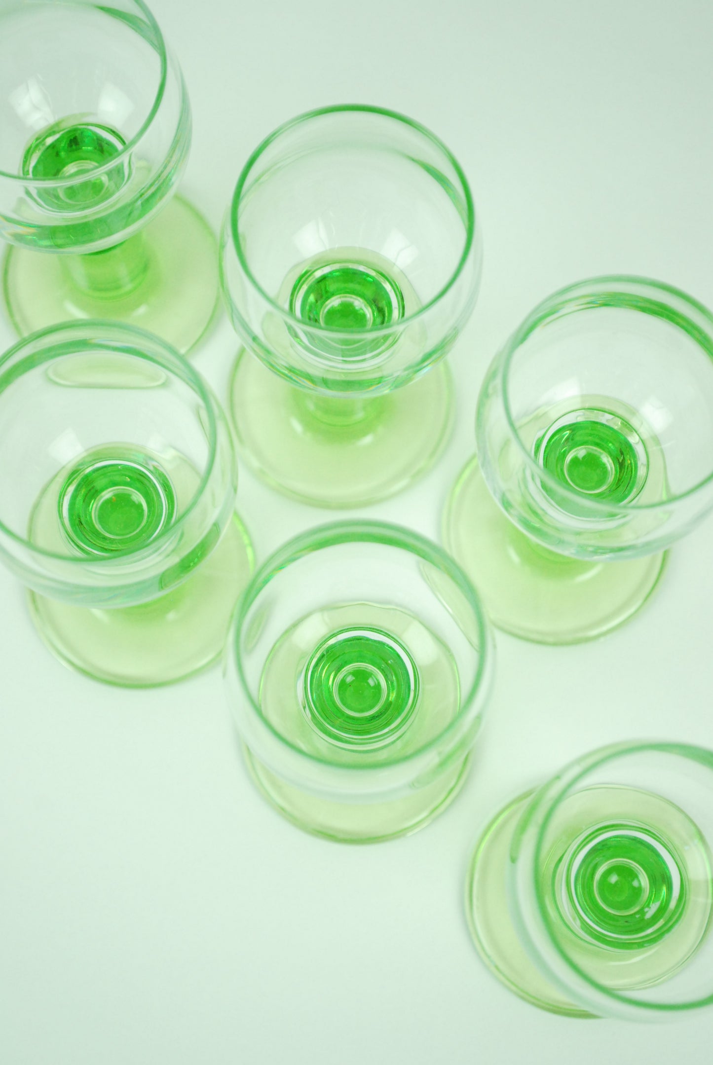 six shotglasses