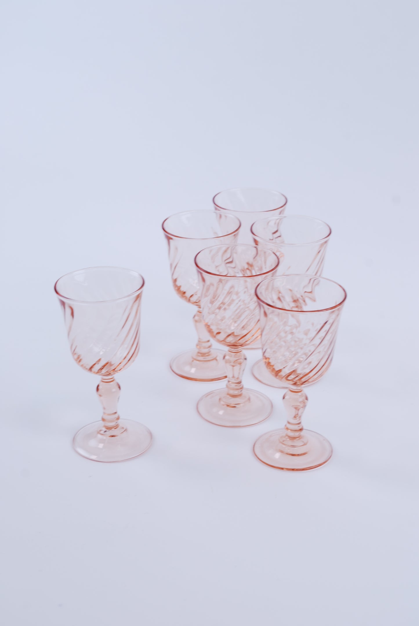 six liquor glasses