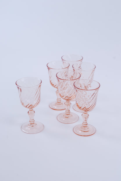 six liquor glasses