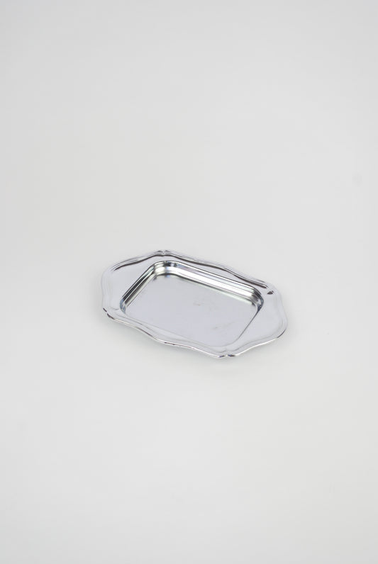 small silver dish