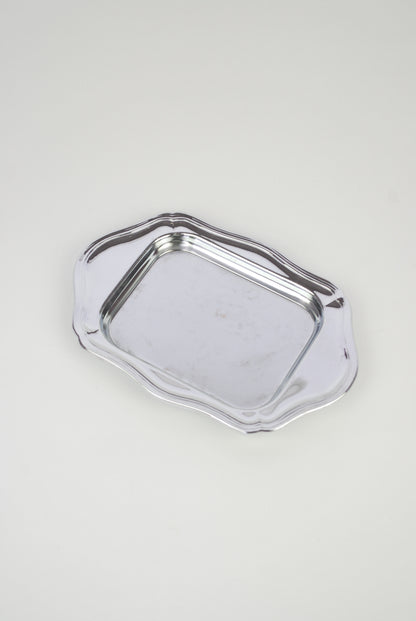 small silver dish