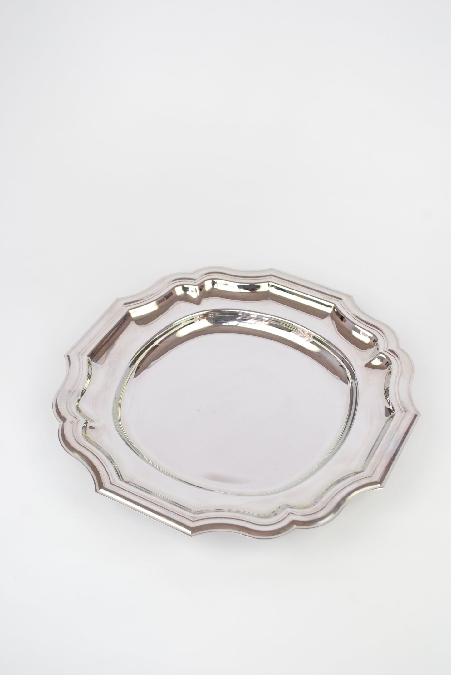 silver dish