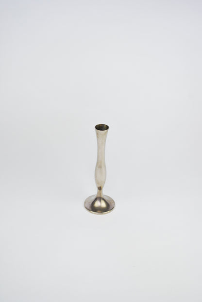 silver candleholder