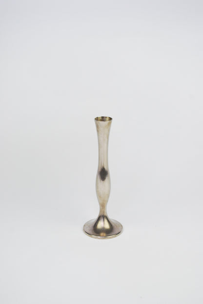 silver candleholder