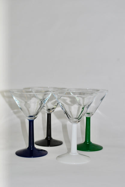 four cocktailglasses