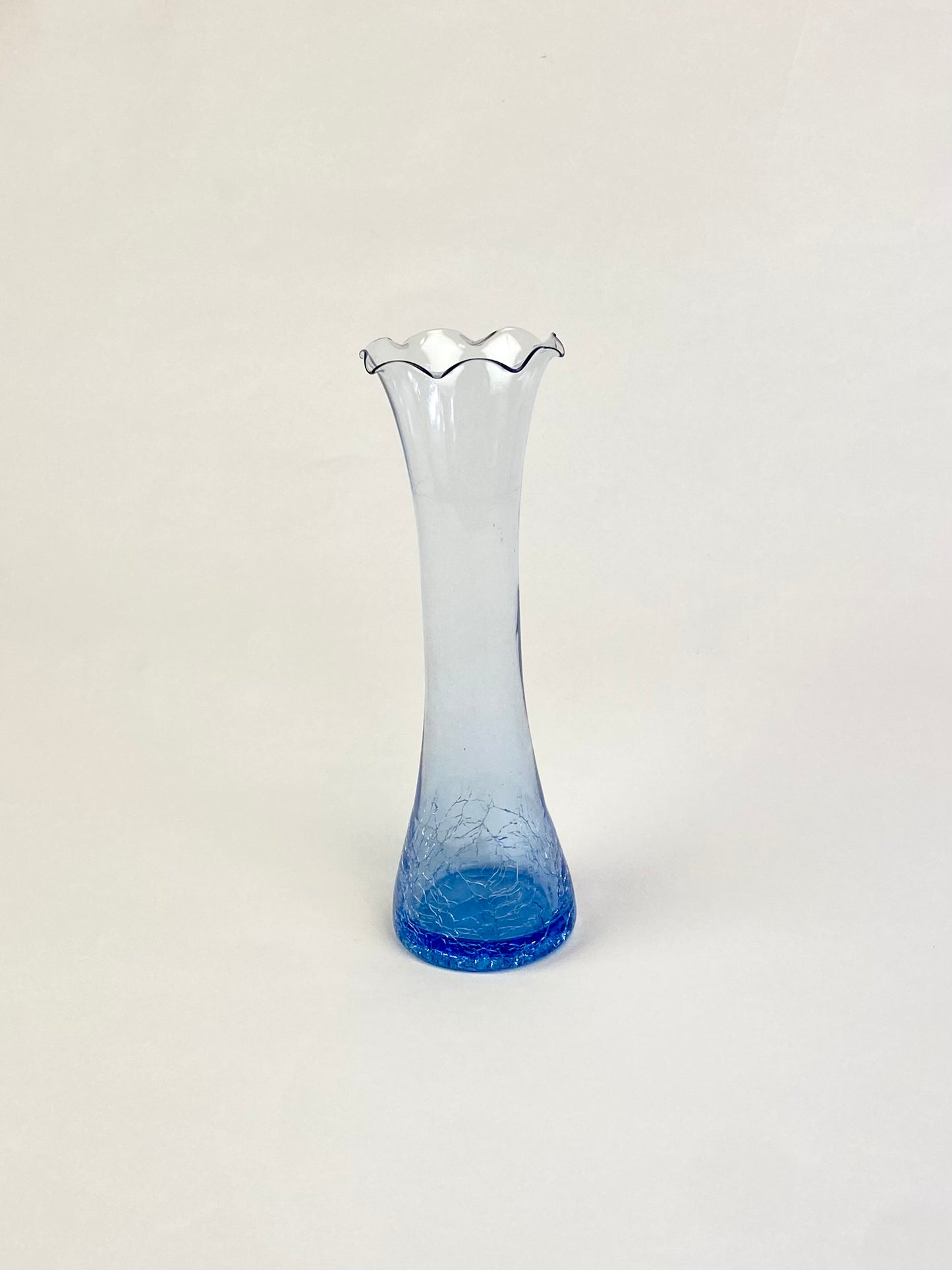 Small blue vase