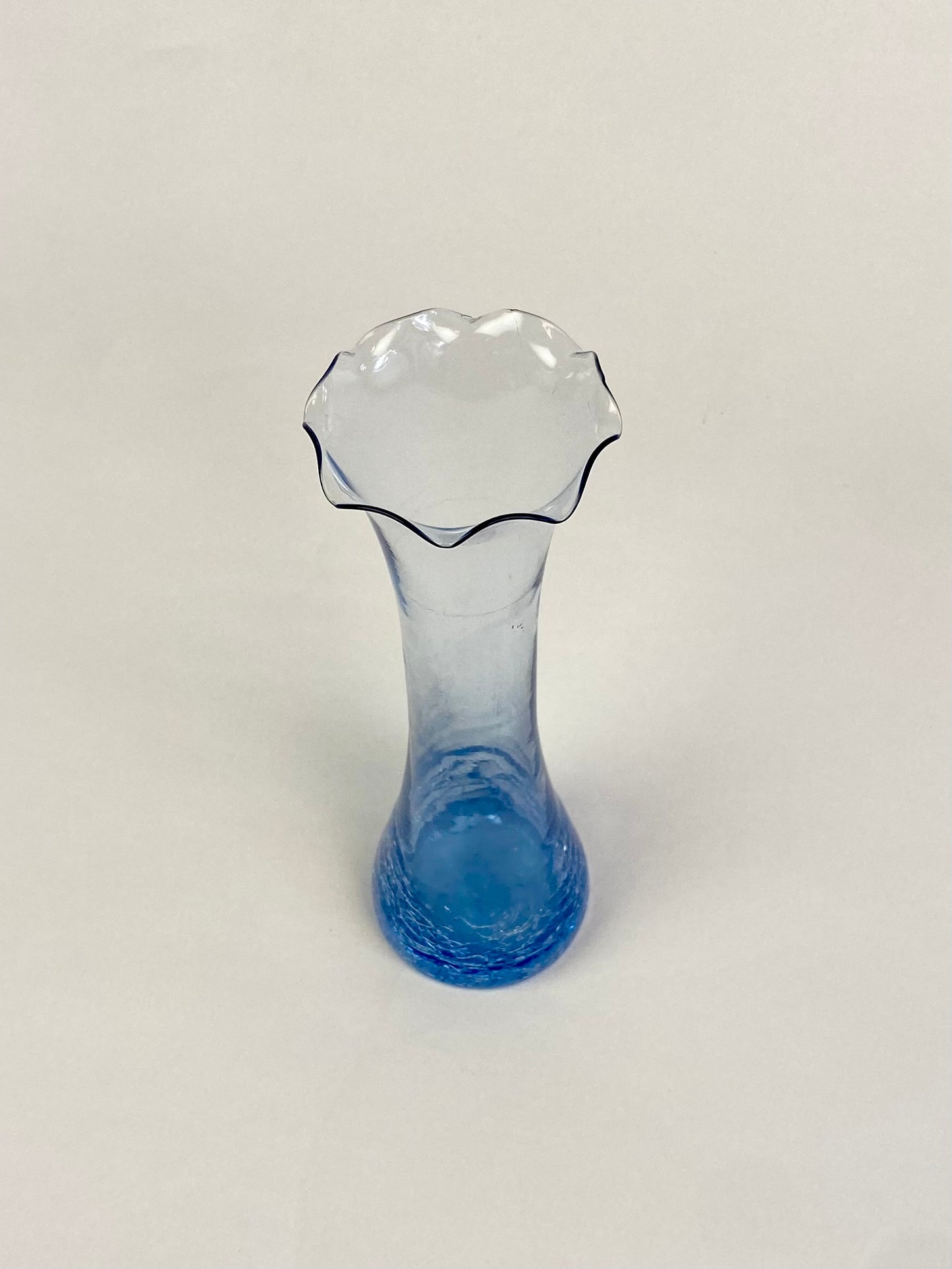 Small blue vase