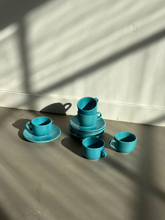 five coffee cups