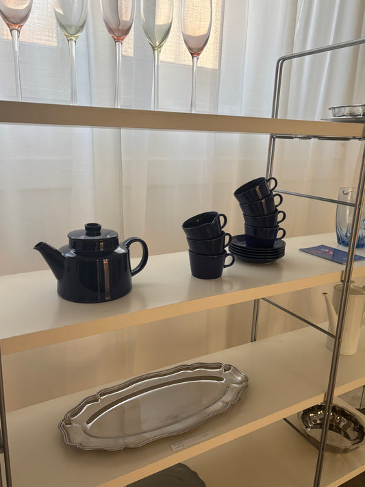 blue tea set