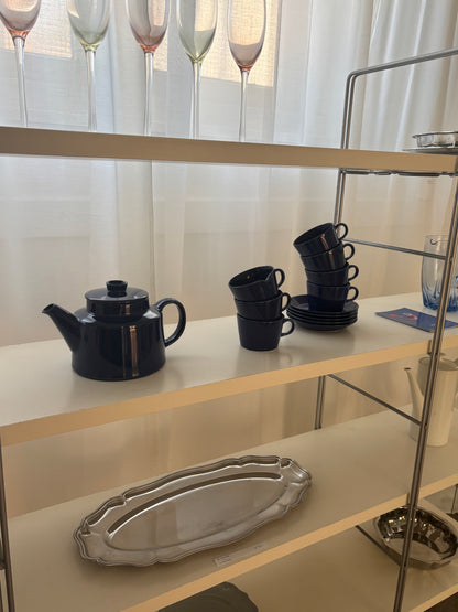 blue tea set