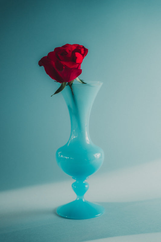blue vase