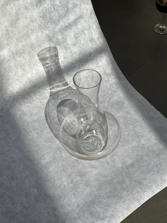 carafe with ice pocket