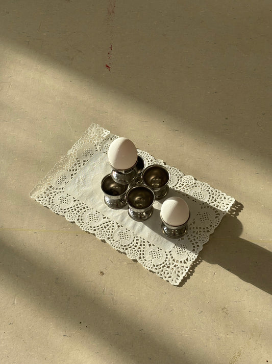 six eggcups