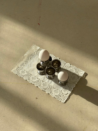 six eggcups