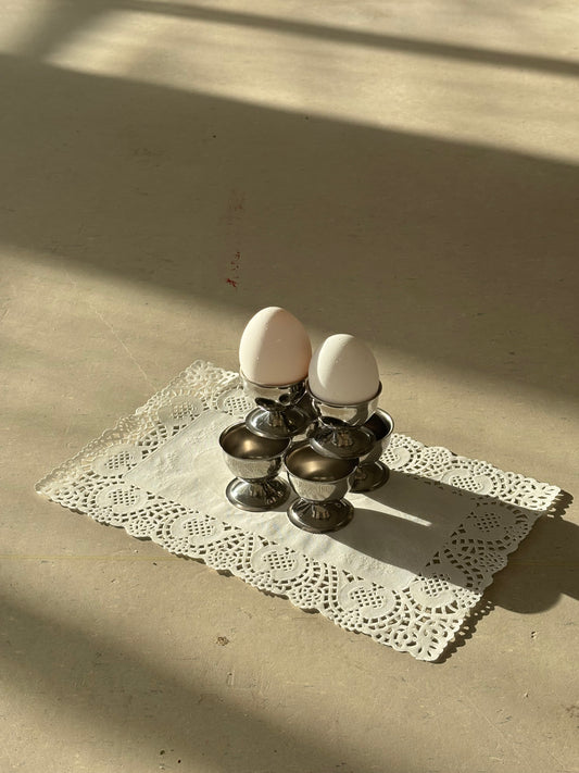 six eggcups