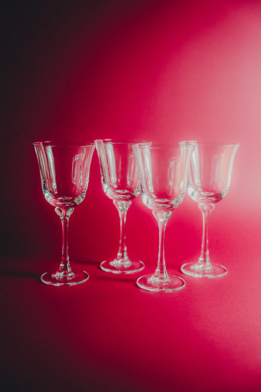 five wineglasses