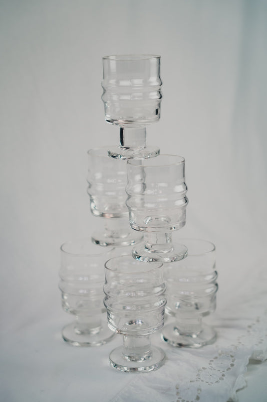 seven liquor glasses