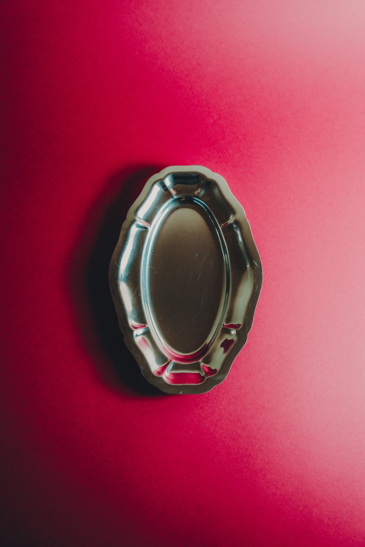 oval stainless steel dish