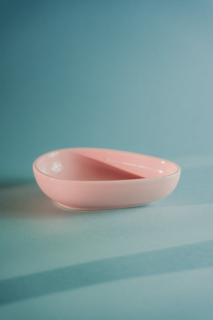 pink snack bowl