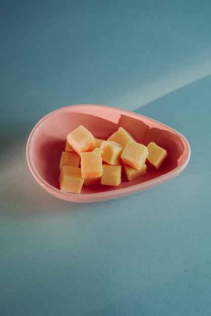 pink snack bowl