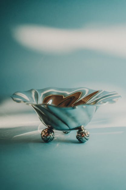 silver plated bowl