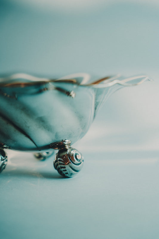 silver plated bowl