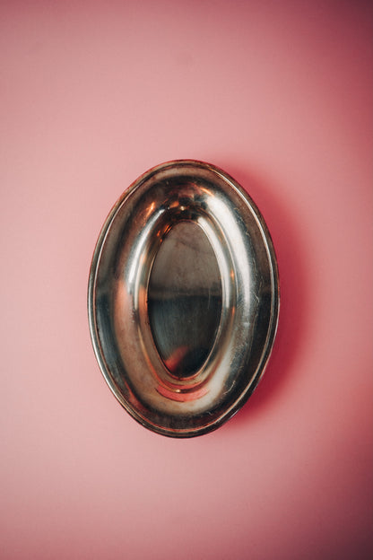 silver plated deep bowl