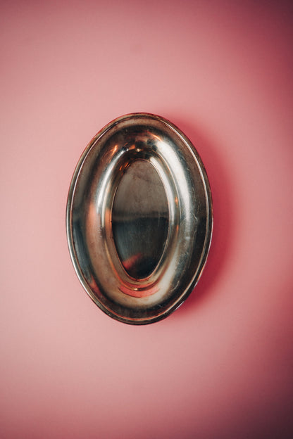 silver plated deep bowl