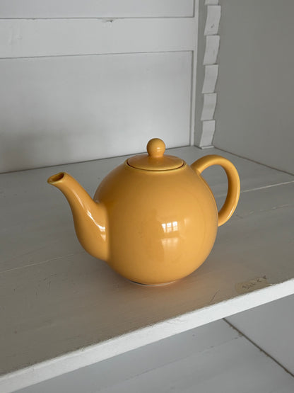 butter yellow teapot